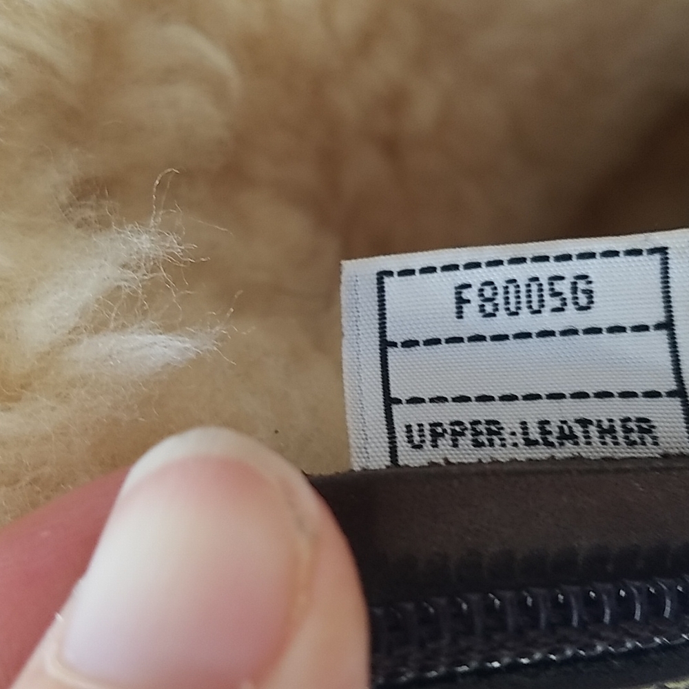 UGG Australia Brown Suede 90s Lugsole Chunky Platform Boot Sheepskin Lined Sz 6 - Picture 7 of 8